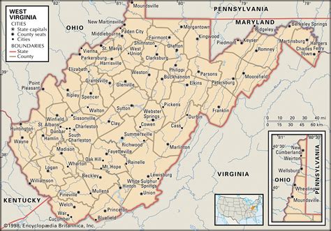 towns in wv